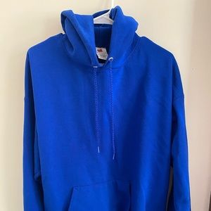 Bright blue hoodie men’s size XL